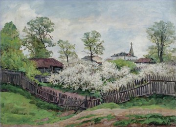 ペトル・ペトロヴィッチ・コンチャロフスキー Painting - 花の庭 マロヤロスレーベツ ペトル・ペトロヴィッチ・コンチャロフスキー